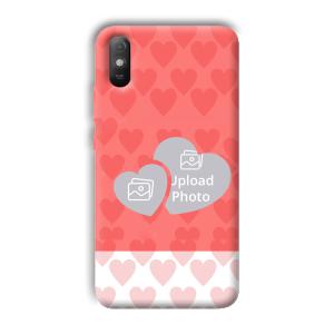 2 Hearts Customized Printed Back Cover for Xiaomi Redmi 9A