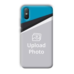 Blue Black Customized Printed Back Cover for Xiaomi Redmi 9A