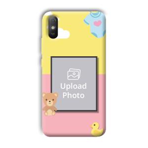 Teddy Bear Baby Design Customized Printed Back Cover for Xiaomi Redmi 9A