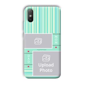 Mom Dad Customized Printed Back Cover for Xiaomi Redmi 9A