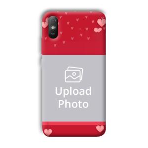 Red Pink  Customized Printed Back Cover for Xiaomi Redmi 9A