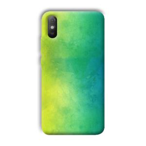 Green Pattern Phone Customized Printed Back Cover for Xiaomi Redmi 9A