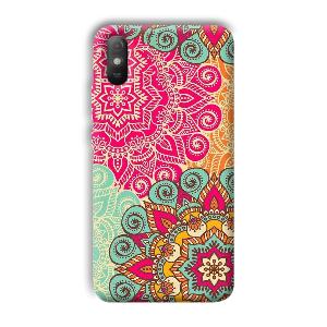 Floral Design Phone Customized Printed Back Cover for Xiaomi Redmi 9A