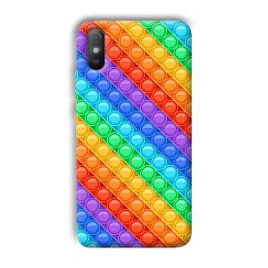 Colorful Circles Phone Customized Printed Back Cover for Xiaomi Redmi 9A
