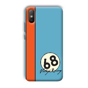 Vintage Racing Phone Customized Printed Back Cover for Xiaomi Redmi 9A