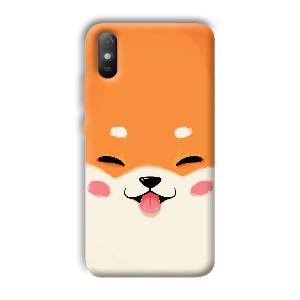 Smiley Cat Phone Customized Printed Back Cover for Xiaomi Redmi 9A