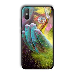 Festival of Colors Customized Printed Glass Back Cover for Xiaomi Redmi 9A