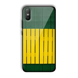 Yellow Fence Customized Printed Glass Back Cover for Xiaomi Redmi 9A