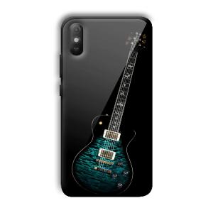 Neon Guitar Customized Printed Glass Back Cover for Xiaomi Redmi 9A