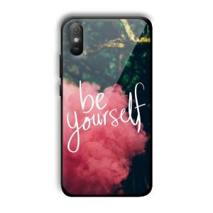 Be Yourself Customized Printed Glass Back Cover for Xiaomi Redmi 9A