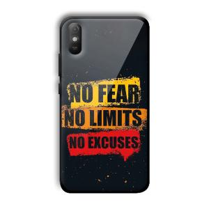 No Fear Customized Printed Glass Back Cover for Xiaomi Redmi 9A