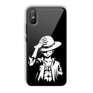 Cool Dude Customized Printed Glass Back Cover for Xiaomi Redmi 9A