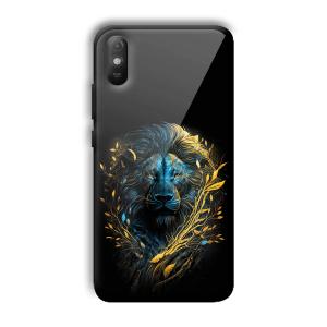 Golden Lion Customized Printed Glass Back Cover for Xiaomi Redmi 9A