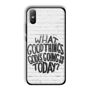 Good Thinks Customized Printed Glass Back Cover for Xiaomi Redmi 9A