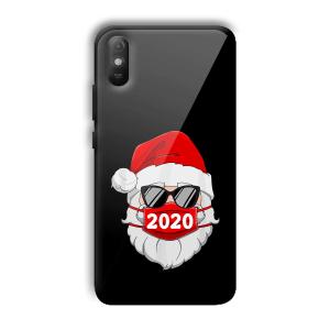 2020 Santa Customized Printed Glass Back Cover for Xiaomi Redmi 9A