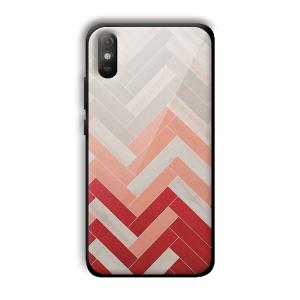 Light Red Customized Printed Glass Back Cover for Xiaomi Redmi 9A
