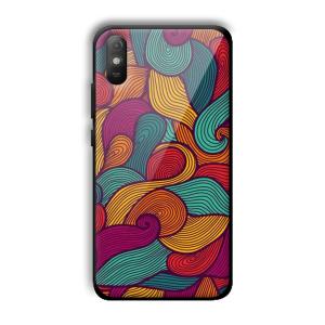 Curved Colors Customized Printed Glass Back Cover for Xiaomi Redmi 9A
