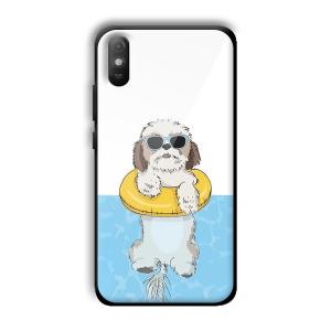 Cool Dog Customized Printed Glass Back Cover for Xiaomi Redmi 9A