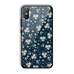 Little Flowers Customized Printed Glass Back Cover for Xiaomi Redmi 9A