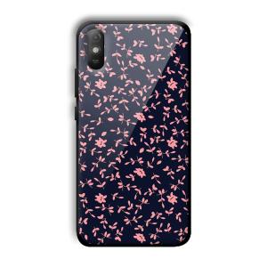 Little Pink Petals Customized Printed Glass Back Cover for Xiaomi Redmi 9A