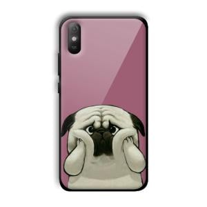 Chubby Dogo Customized Printed Glass Back Cover for Xiaomi Redmi 9A