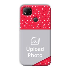 Dark Pink Customized Printed Back Cover for Redmi 9 Activ