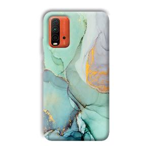 Green Marble Phone Customized Printed Back Cover for Xiaomi Redmi 9 Power