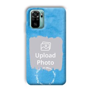 Blue Design Customized Printed Back Cover for Xiaomi Redmi Note 10