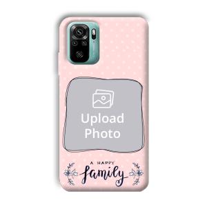 Happy Family Customized Printed Back Cover for Xiaomi Redmi Note 10