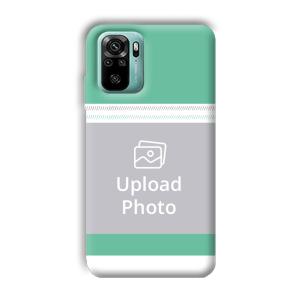 Sea Green Customized Printed Back Cover for Xiaomi Redmi Note 10