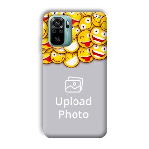 Emojis Customized Printed Back Cover for Xiaomi Redmi Note 10