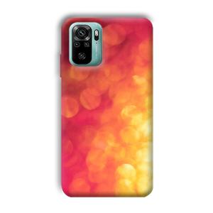 Red Orange Phone Customized Printed Back Cover for Xiaomi Redmi Note 10