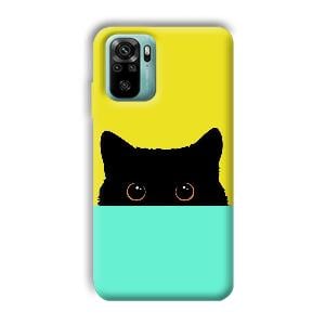 Black Cat Phone Customized Printed Back Cover for Xiaomi Redmi Note 10