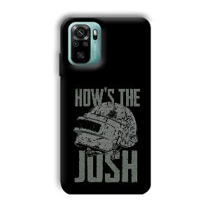 How's The Josh Phone Customized Printed Back Cover for Xiaomi Redmi Note 10