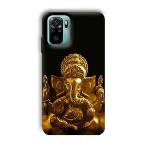 Ganesha Idol Phone Customized Printed Back Cover for Xiaomi Redmi Note 10