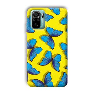 Butterflies Phone Customized Printed Back Cover for Xiaomi Redmi Note 10