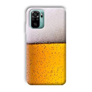 Beer Design Phone Customized Printed Back Cover for Xiaomi Redmi Note 10