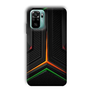 Black Design Phone Customized Printed Back Cover for Xiaomi Redmi Note 10