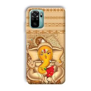 Ganesha Phone Customized Printed Back Cover for Xiaomi Redmi Note 10