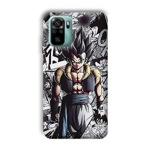 Goku Phone Customized Printed Back Cover for Xiaomi Redmi Note 10