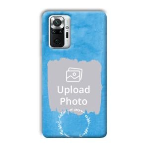 Blue Design Customized Printed Back Cover for Redmi Note 10 Pro