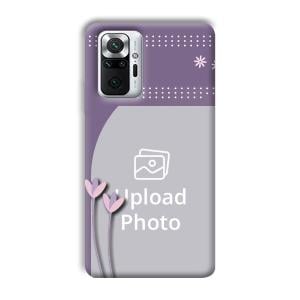 Lilac Pattern Customized Printed Back Cover for Redmi Note 10 Pro