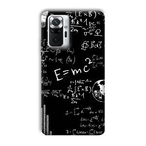 E is Equal To MC2 Phone Customized Printed Back Cover for Redmi Note 10 Pro