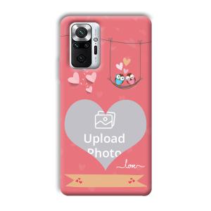 Love Birds Design Customized Printed Back Cover for Xiaomi Redmi Note 10 Pro Max