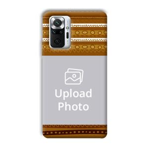 Brown Lines Customized Printed Back Cover for Xiaomi Redmi Note 10 Pro Max