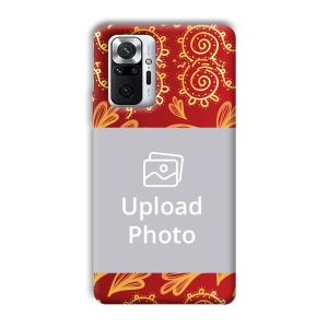 Red Design Customized Printed Back Cover for Xiaomi Redmi Note 10 Pro Max