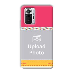 Pink Yellow Customized Printed Back Cover for Xiaomi Redmi Note 10 Pro Max
