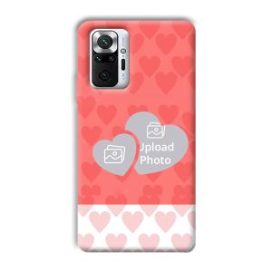2 Hearts Customized Printed Back Cover for Xiaomi Redmi Note 10 Pro Max
