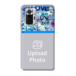 Love   Customized Printed Back Cover for Xiaomi Redmi Note 10 Pro Max
