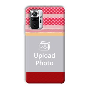 Red Pink Design Customized Printed Back Cover for Xiaomi Redmi Note 10 Pro Max